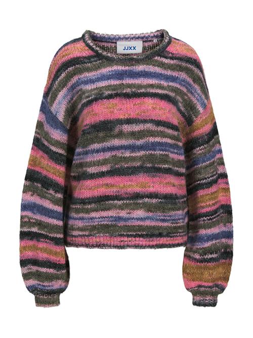 JJXX Pullover 'JXAMELIA'  mørkeblå / oliven / lyserød / hindbær