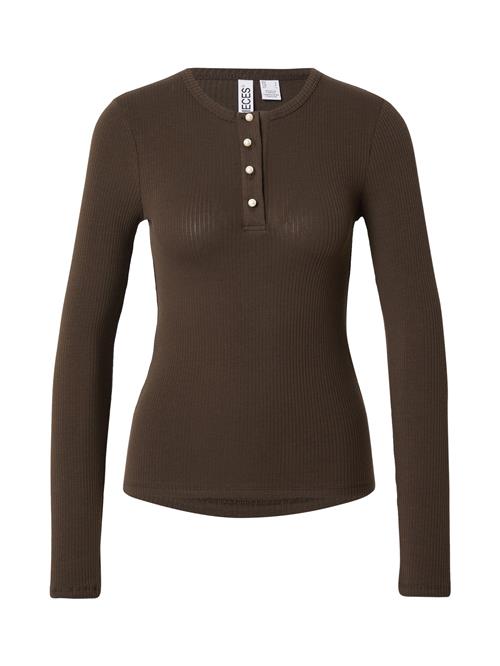 PIECES Shirts 'PCKITTE'  mørkebrun