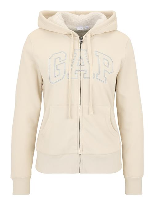 Gap Petite Sweatjakke 'HERITAGE'  beige / grå