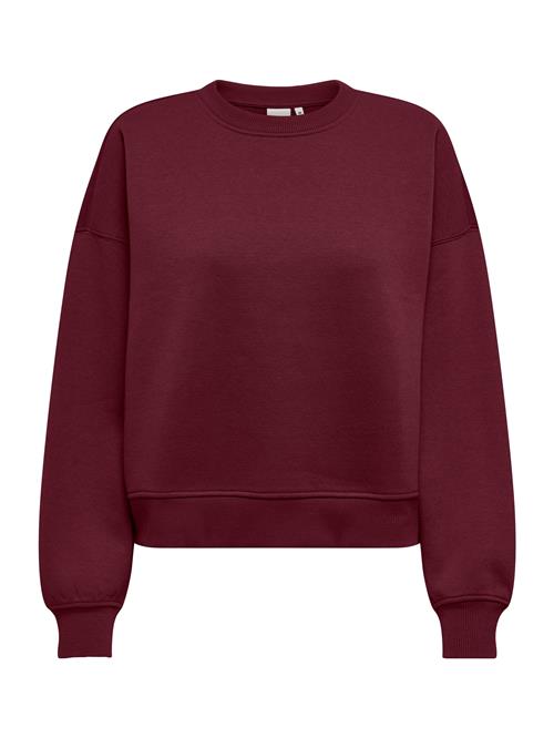 ONLY Sweatshirt 'ONLBEST'  vinrød