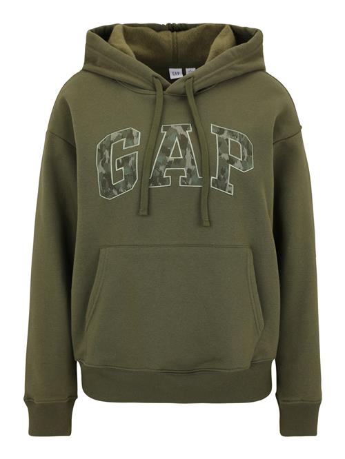 Gap Petite Sweatshirt 'HERITAGE'  grå / grøn / mørkegrøn