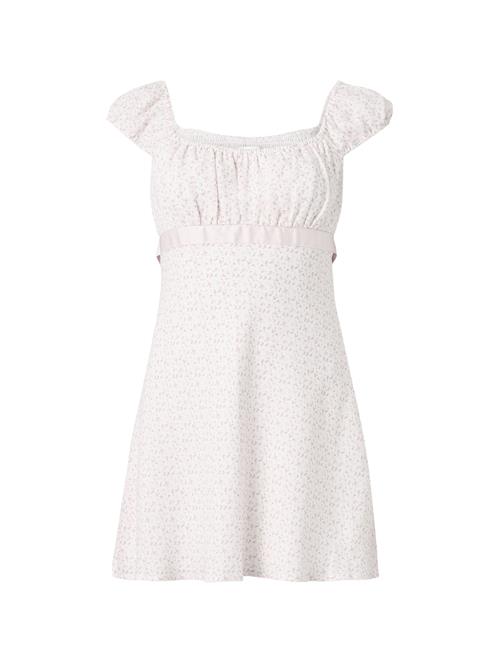 HOLLISTER Kjole  lyserød / hvid