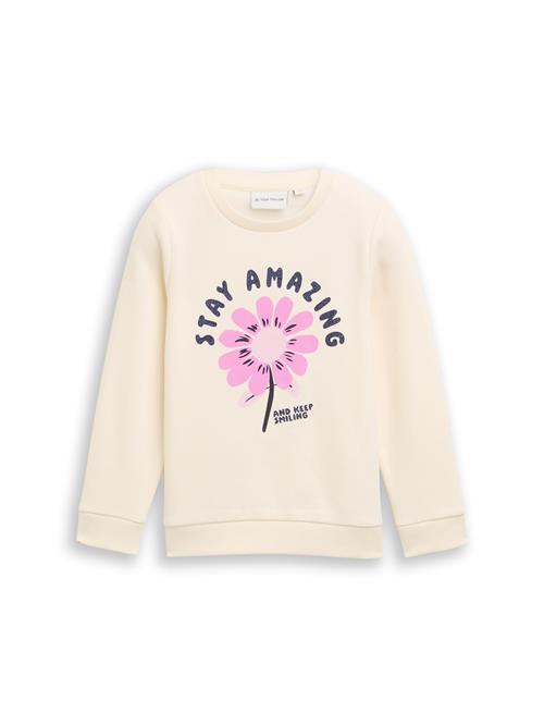 TOM TAILOR Sweatshirt  navy / lys pink / sort / uldhvid