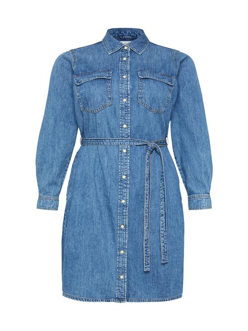 ONLY Carmakoma Blusekjole 'CARTRUDY'  blue denim
