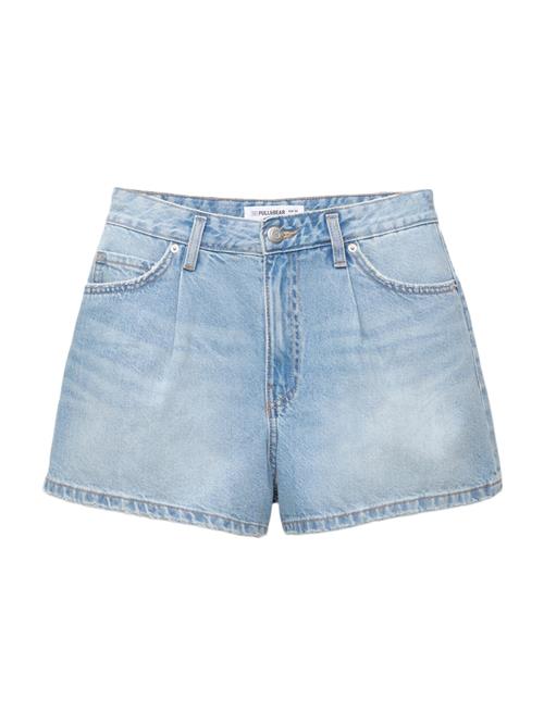 Pull&Bear Jeans med lægfolder  blue denim