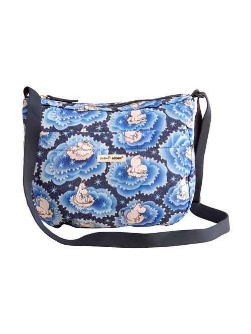 Cath Kidston Skuldertaske 'Moomins'  blå / navy / lilla / hvid