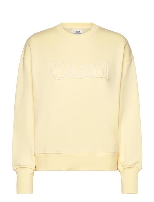 Terry Spring Graphic Crew Casall Yellow