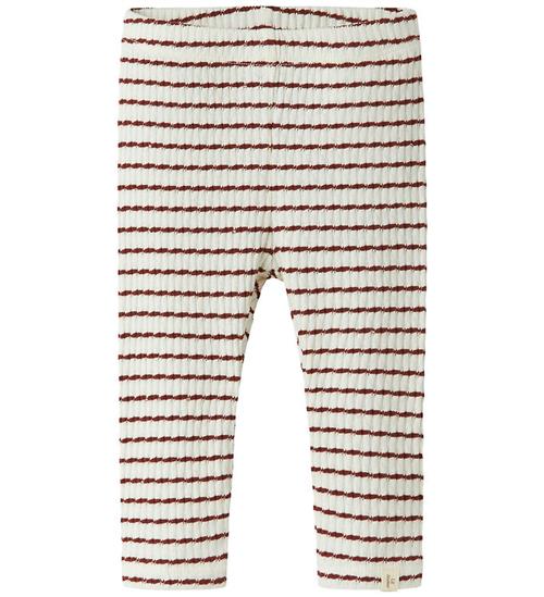 Lil' Atelier Leggings - Rib - NbfOsophia - Hot Chocolate