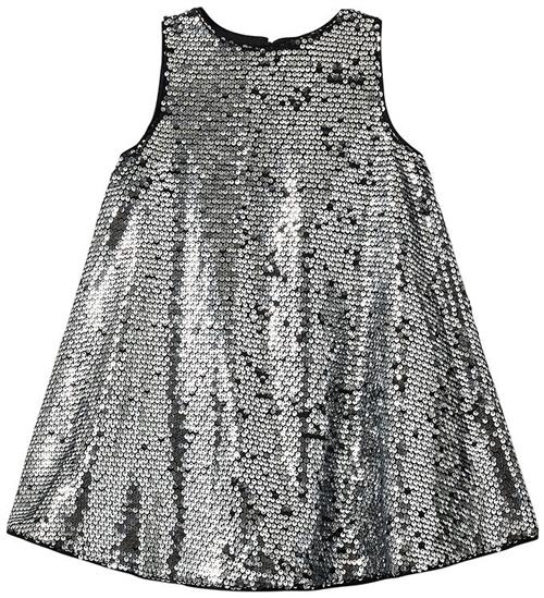 Sofie Schnoor Kjole - SallySK - Silver m. Pailletter