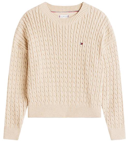 Tommy Hilfiger Bluse - Strik - Malted Milk Heather