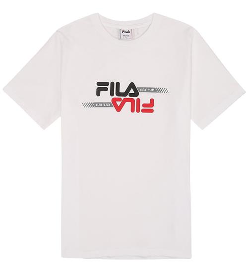 Fila T-shirt - Morimondo - Bright White m. Logo