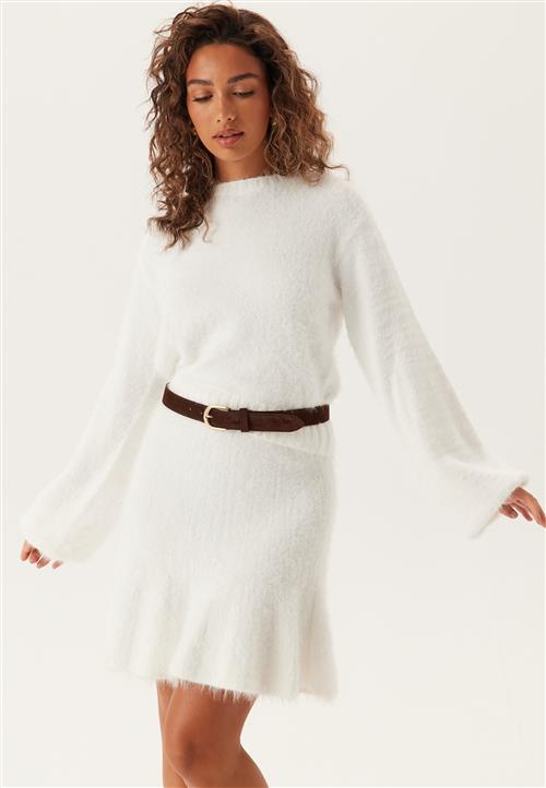 BUBBLEROOM Fluffy Knitted Short Skirt
