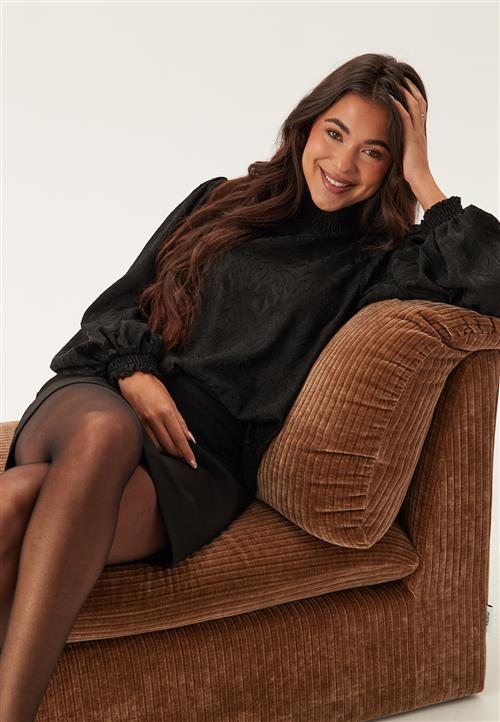Happy Holly Jacquard Smock Blouse