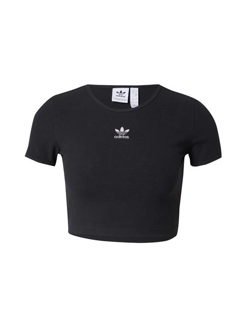 ADIDAS ORIGINALS Shirts 'Essentials'  sort / hvid