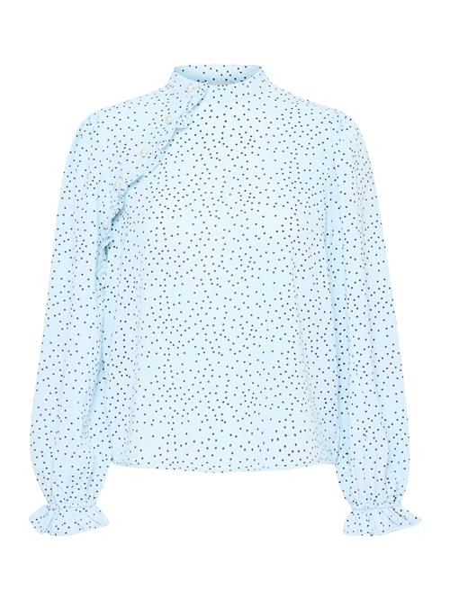 ICHI Bluse 'Tanya'  blå / sort