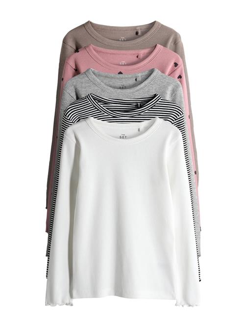 The Set Bluser & t-shirts  mørkebeige / grå / eosin / sort / hvid