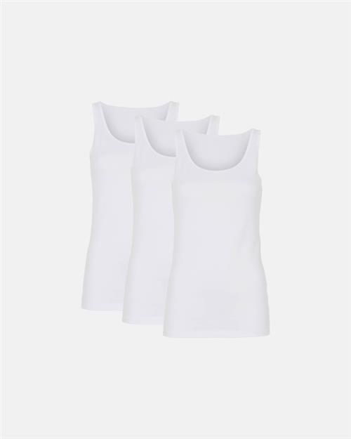Se Tanktop | 3-pak | GOTS bomuld | Hvid ved Intimo