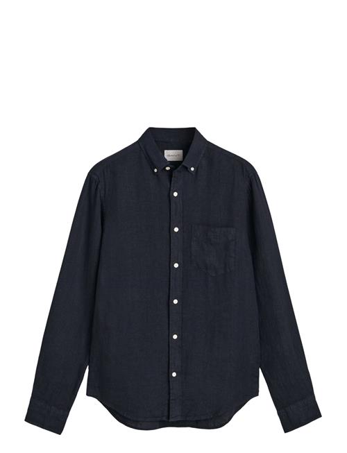 Reg Gmnt Dyed Linen Shirt GANT Navy