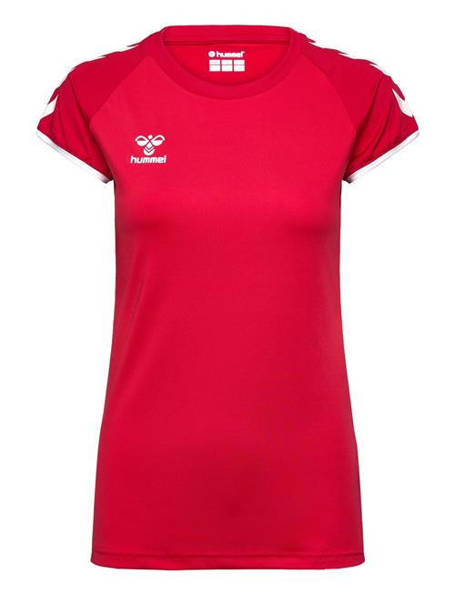 Hmlcore Volley Stretch Tee Wo Hummel Red