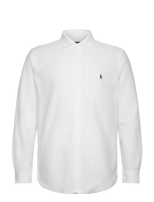 H Ycomb-Knit Shirt Polo Ralph Lauren White