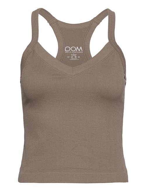 Ribbed Sports Tank Top Drop Of Mindfulness Beige