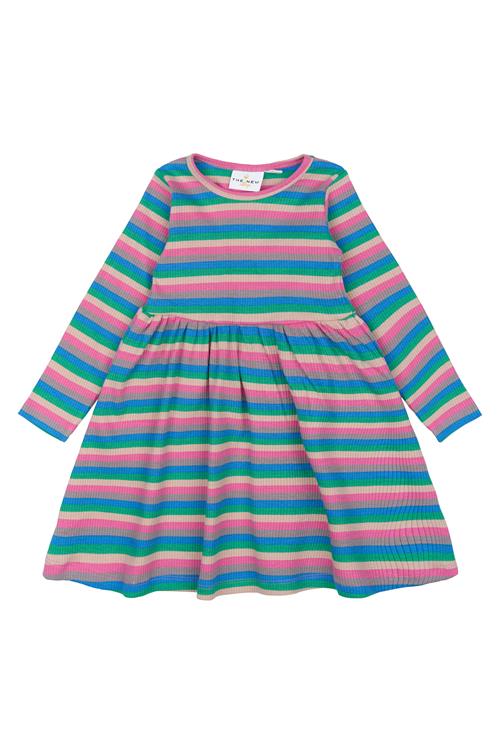 The New Siblings GOTS Polly Ribkjole Med Lange Ærmer Multi Striped  Multi Striped 104 cm  Lyserød  104 cm  kvinde