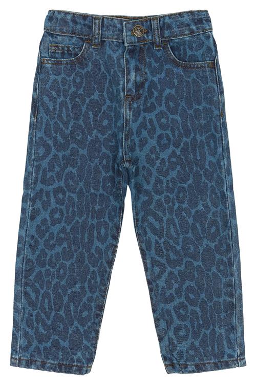 The New Siblings Pearl Baggy Jeans Medium Blue Denim  Medium Blue Denim  98 cm  Blå  98 cm  kvinde