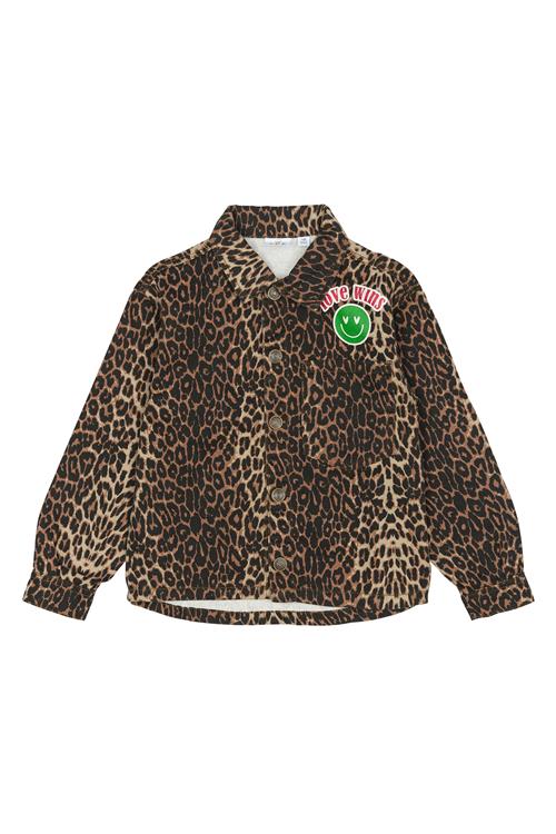 The New Panya Denim-jakke Feather Gray  Feather Gray  3-4 Y  Brun  3-4 år  kvinde
