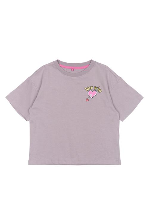 The New Petra T-shirt Gray Ridge  Gray Ridge 3-4 Y  Lilla  3-4 år  kvinde