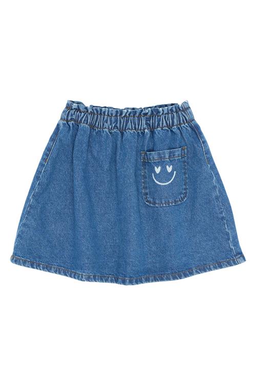 The New Purity Denim Nederdel Medium Blue Denim  Medium Blue Denim 5-6 Y  Blå  5-6 år  kvinde