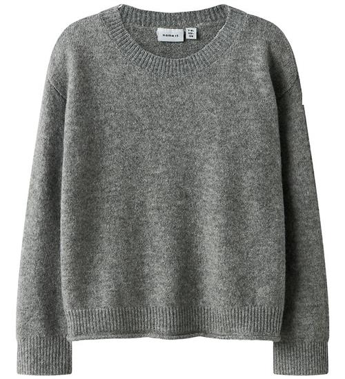 Name It Bluse - Strik - NkfOriane - Grey Melange