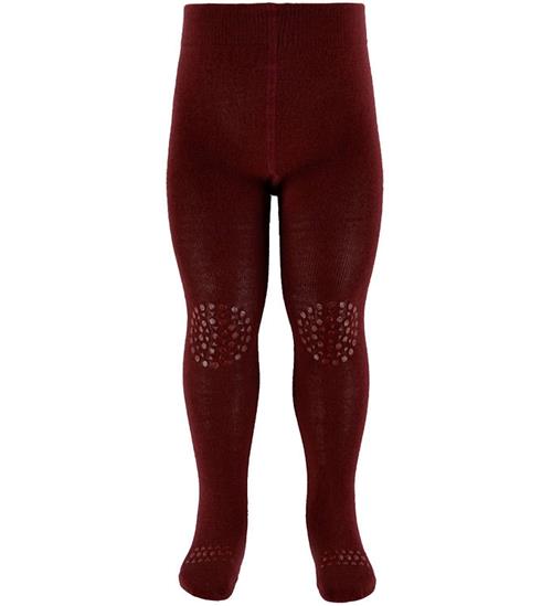 GoBabyGo Skridsikre Strømpebukser - Uld - Wine Red