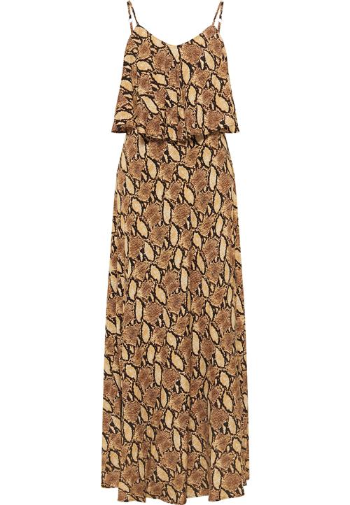 faina Kjole  beige / sand / mørkebrun / sort