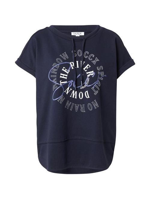 Soccx Shirts  natblå / hvid