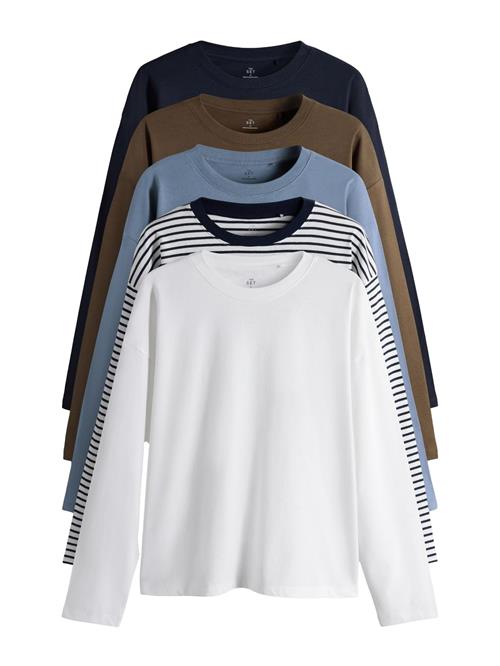 The Set Shirts  natblå / opal / khaki / hvid