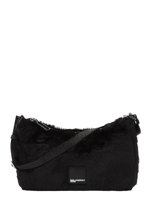 KARL LAGERFELD JEANS Skuldertaske  sort / hvid