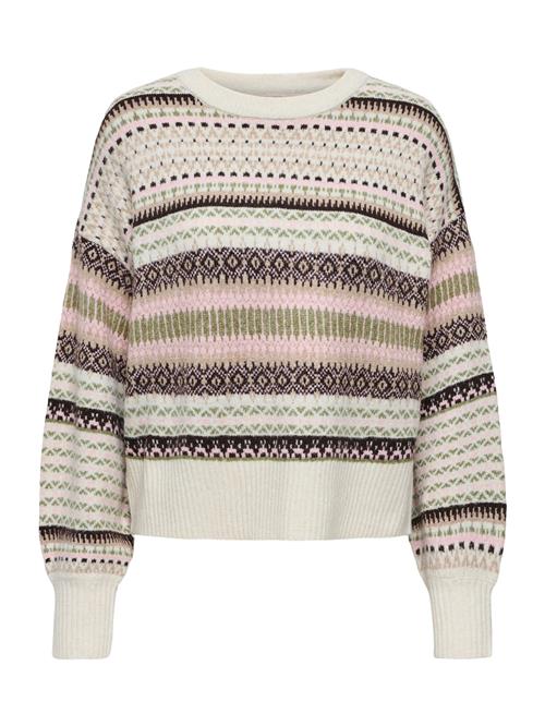 ONLY Pullover 'ONLARIANNE'  choko / stone / khaki / rosé