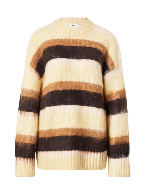 Monki Pullover  camel / chamois / mørkebrun