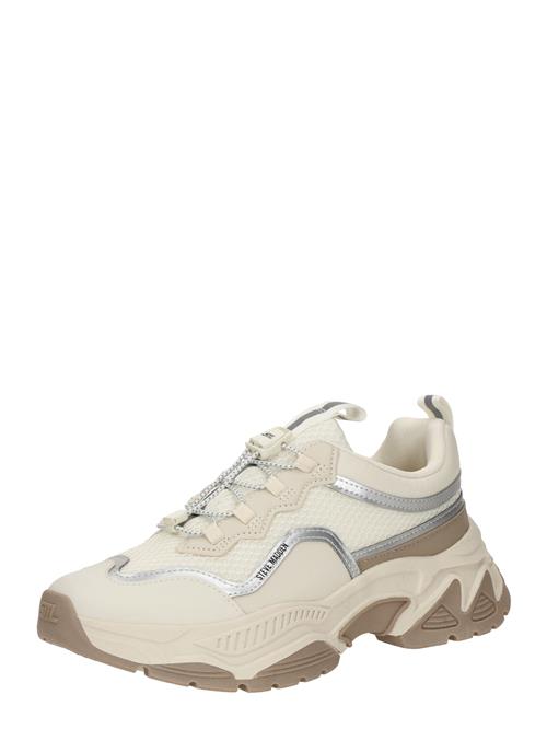 STEVE MADDEN Sneaker low 'Android-E'  creme / mørkebeige / sølv