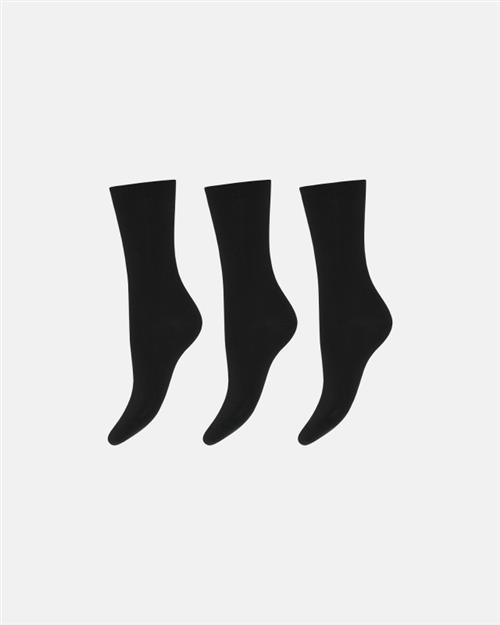 Ankelstrømper 3-pak | Bomuld | Sort