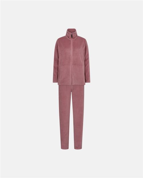 Pyjamas sæt i velour | Bomuld | Rosa