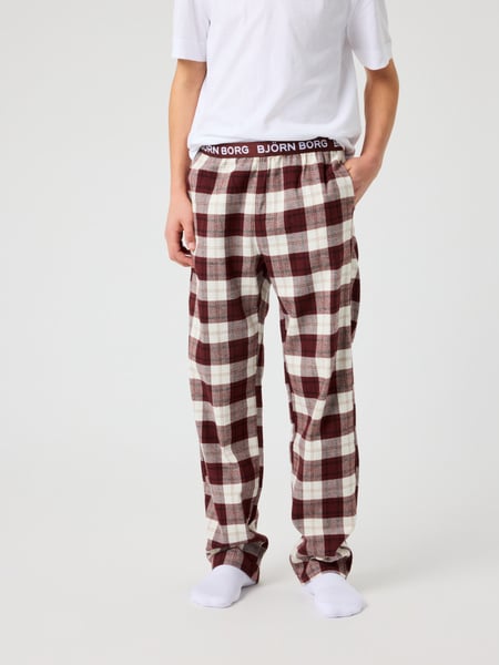 Björn Borg Core Flannel Pyjama Pants Pink, 146-152