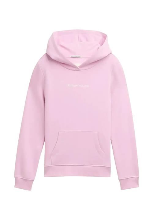 Printed Logo Hoody Tom Tailor Pink