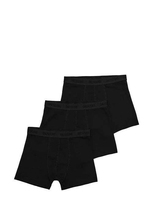 Osjfitz Solid Black Boxer 3Pk. Acc Noos ONLY & SONS Black