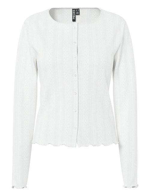Pcmarie Ls Poin Cardigan Jrs Noos Bc Pieces White