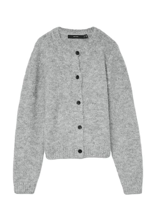 Vmnovah Ls O-Neck Button Cardi Ga Noos Vero Moda Grey