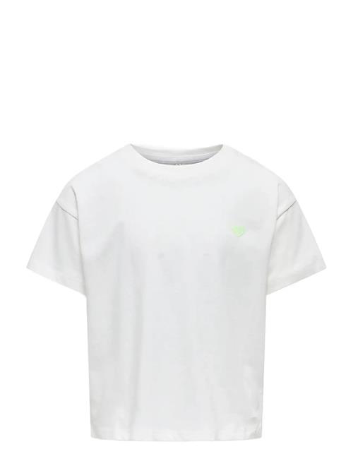 Kogmaiken Life Cropheart Ss Top Jrs Noos Kids Only White