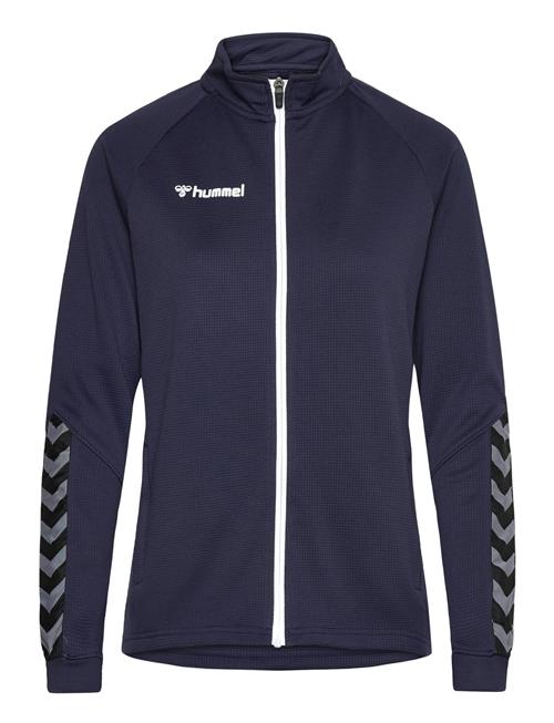 Hmlauthentic Women Poly Zip Jacket Hummel Navy