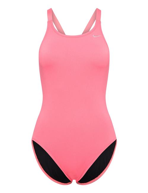 Se Nike Hydrastrong Solid Fastback Piece NIKE SWIM Pink ved Booztlet