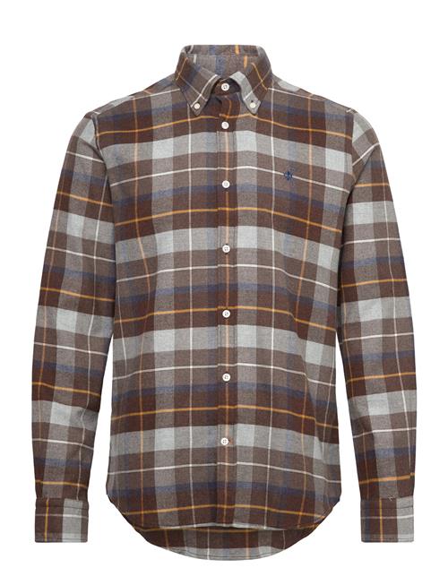 Big Check Flannel Shirt-Classic Fit Morris Brown